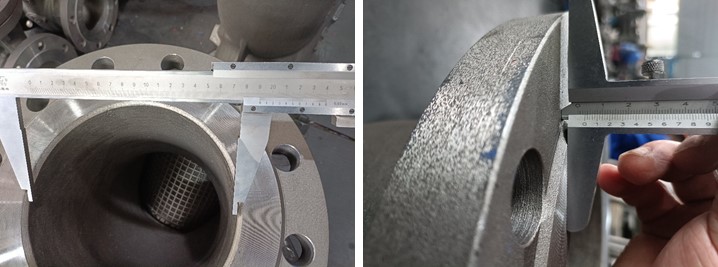 DN200 PN25 Y Type Strainer, RF Connection, Body 1.0619, BS EN 13709