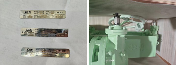 Line Blind Valve Nameplate & Packing