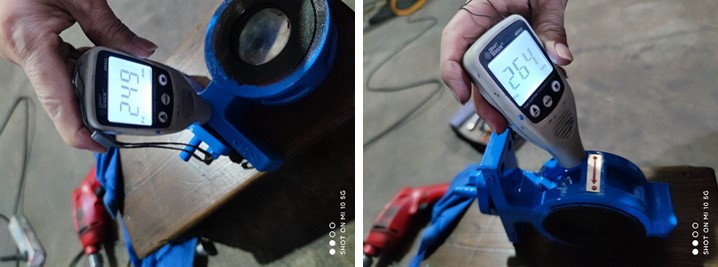 API609, 2" 150LB Double Eccentric Butterfly Valve, Wafer, Body WCB