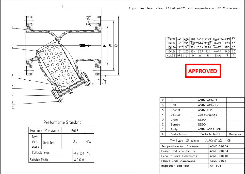 Y Type Strainer
