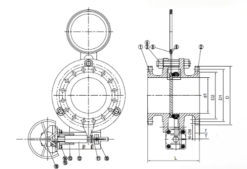 Swing Type Line Blind Valve
