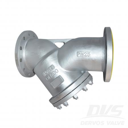 DN200 PN25 Y형 스트레이너, RF 연결, 본체 1.0619, BS EN 13709