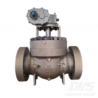 API6D, 12 1500LB 상단 입구 볼 밸브, RTJ 연결, 본체 WCB