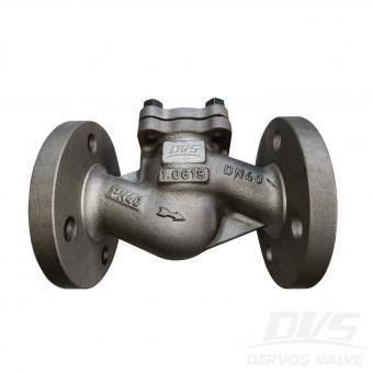 본체 1.0619, DN40 PN40 리프트 체크 밸브, EN1092-1 B1