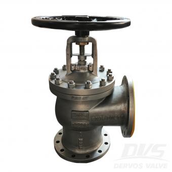 DN200 PN16 벨로우 씰 글로브 밸브, RF, 바디 1.4408