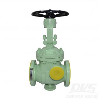 DN80 PN25 주강 게이트 밸브, 본체 1.0619, EN1984