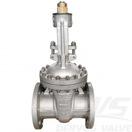 EN1984 DN150 PN40 스테인리스강 게이트 밸브 EN 1.4571