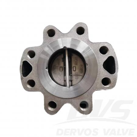 10인치 300LB 이중판 웨이퍼형 체크 밸브 WCB RF API594