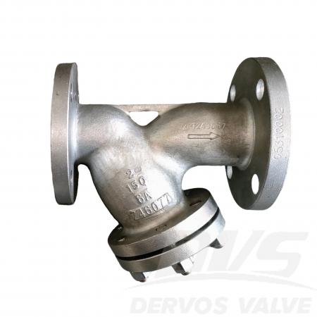 2인치 150LB 듀플렉스 스테인리스강 Y형 스트레이너 ASME B16.34 RF