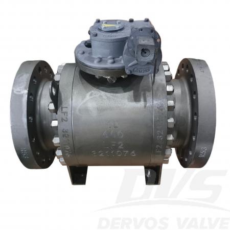 10 x 8인치 600LB 트러니언 장착형 볼 밸브 RTJ LF2 합금625