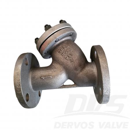 2인치 150LB 주강 Y형 스트레이너 RF ASME B16.34