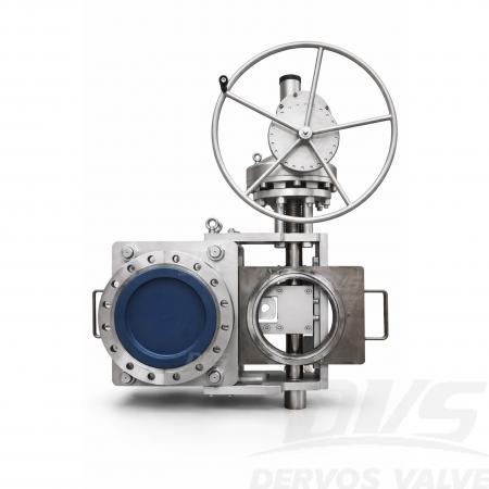 DN400 PN40 단조 슬라이드 블라인드 밸브 EN12516-1/2 RF