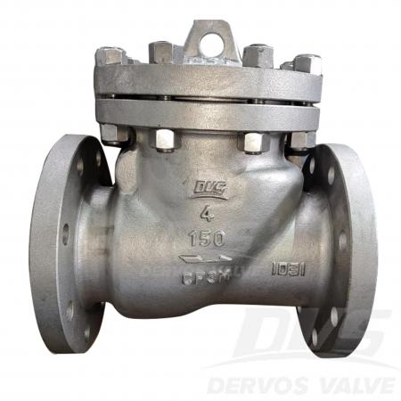 스테인리스 스틸 스윙 체크 밸브 4인치 150LB CF3M RF API 6D