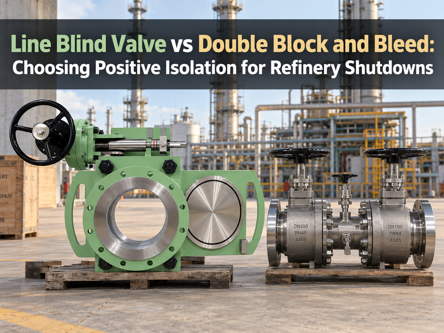 Line Blind Valve vs Double Block and Bleed: Choosing Positive Isolation for Refinery Shutdowns