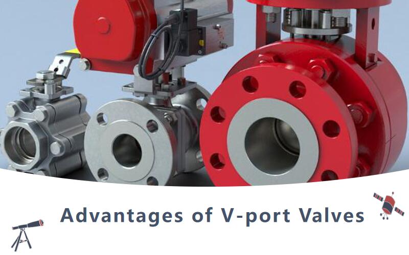  V-port 의 장점 밸브